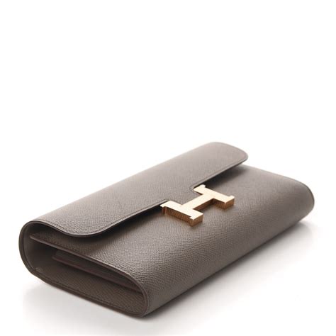 hermes ladies wallet|hermes constance wallet with strap.